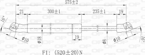 Open Parts GSR6100.00 - Qazlı bulaq, baqaj, yük yeri furqanavto.az