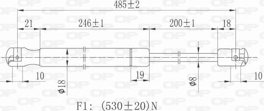 Open Parts GSR6101.00 - Qazlı bulaq, baqaj, yük yeri furqanavto.az