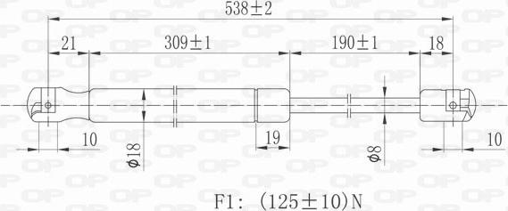 Open Parts GSR6118.00 - Qaz bulaq, kapot furqanavto.az