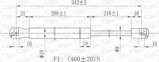 Open Parts GSR6180.00 - Qazlı bulaq, baqaj, yük yeri furqanavto.az