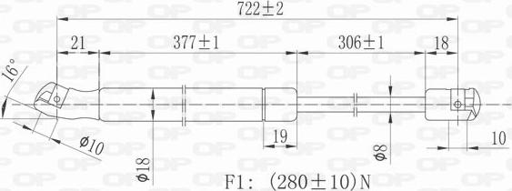 Open Parts GSR6138.00 - Qaz bulaq, kapot furqanavto.az