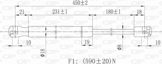 Open Parts GSR6127.00 - Qazlı bulaq, baqaj, yük yeri furqanavto.az