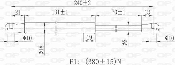 Open Parts GSR6176.00 - Qazlı bulaq, baqaj, yük yeri furqanavto.az