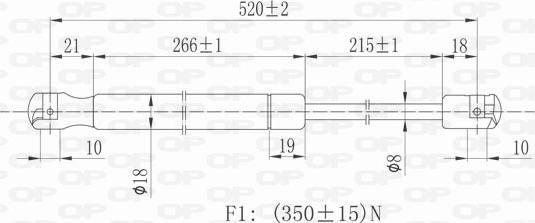 Open Parts GSR6173.00 - Qazlı bulaq, baqaj, yük yeri furqanavto.az