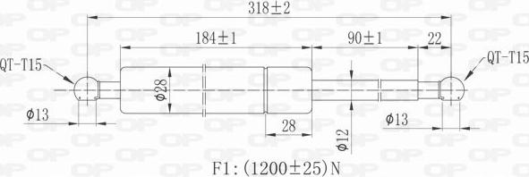 Open Parts GSR6177.00 - Qazlı bulaq, baqaj, yük yeri furqanavto.az