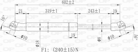 Open Parts GSR6397.00 - Qazlı bulaq, baqaj, yük yeri furqanavto.az