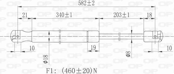 Open Parts GSR6349.00 - Qazlı bulaq, baqaj, yük yeri furqanavto.az