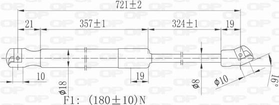 Open Parts GSR6355.00 - Qaz bulaq, kapot furqanavto.az