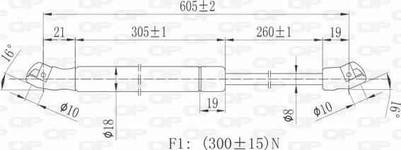 Open Parts GSR6356.00 - Qazlı bulaq, baqaj, yük yeri furqanavto.az