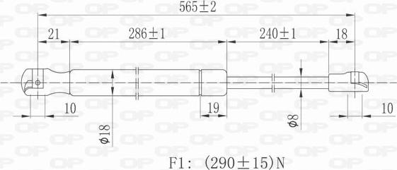 Open Parts GSR6357.00 - Qaz bulaq, kapot furqanavto.az