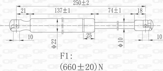 Open Parts GSR6263.00 - Qaz bulaq, kapot furqanavto.az