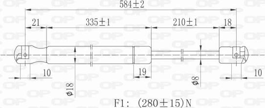 Open Parts GSR6207.01 - Qaz bulaq, kapot furqanavto.az