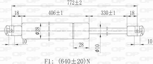 Open Parts GSR6279.00 - Qazlı bulaq, baqaj, yük yeri furqanavto.az