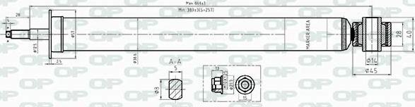 Open Parts SAB8487.32 - Amortizator furqanavto.az