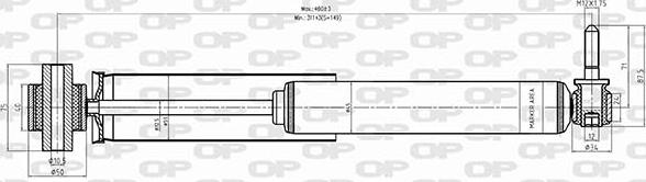 Open Parts SAB8429.32 - Amortizator furqanavto.az