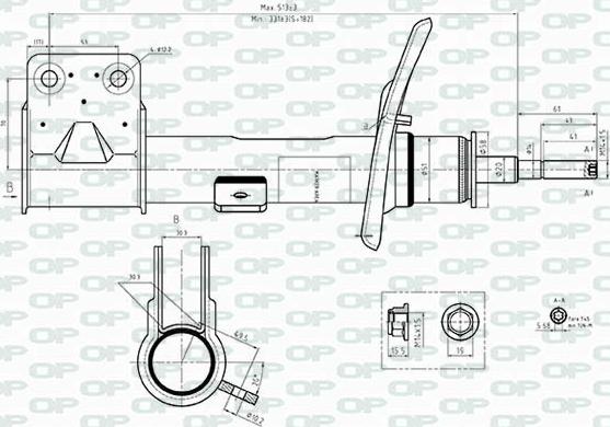 Open Parts SAB8543.31 - Amortizator furqanavto.az