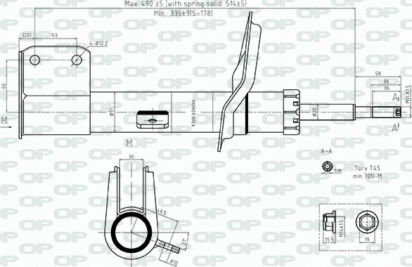 Open Parts SAB8556.31 - Amortizator furqanavto.az