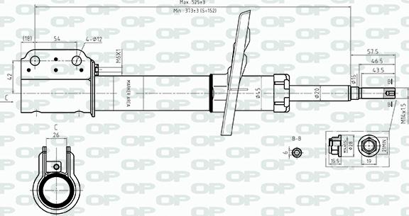 Open Parts SAB8557.31 - Amortizator furqanavto.az