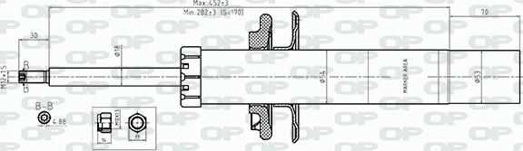 Open Parts SAB8562.31 - Amortizator furqanavto.az