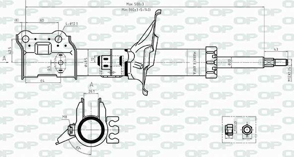 Open Parts SAB8504.11 - Amortizator furqanavto.az