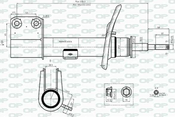 Open Parts SAB8506.31 - Amortizator furqanavto.az