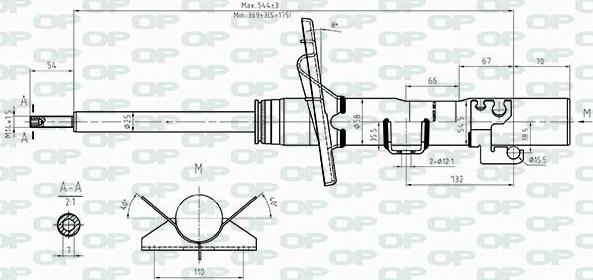 Open Parts SAB8516.31 - Amortizator furqanavto.az