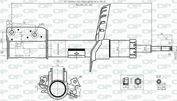 Open Parts SAB8524.31 - Amortizator furqanavto.az