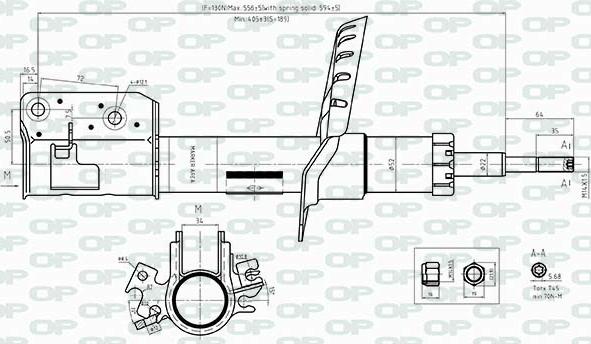 Open Parts SAB8525.31 - Amortizator furqanavto.az