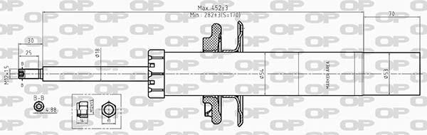 Open Parts SAB8604.31 - Amortizator furqanavto.az