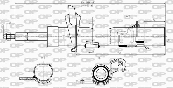 Open Parts SAB8607.31 - Amortizator furqanavto.az