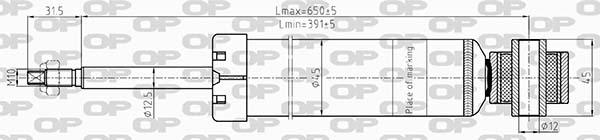 Open Parts SAB8612.32 - Amortizator furqanavto.az