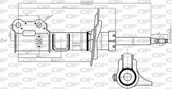 Open Parts SAB8627.31 - Amortizator furqanavto.az