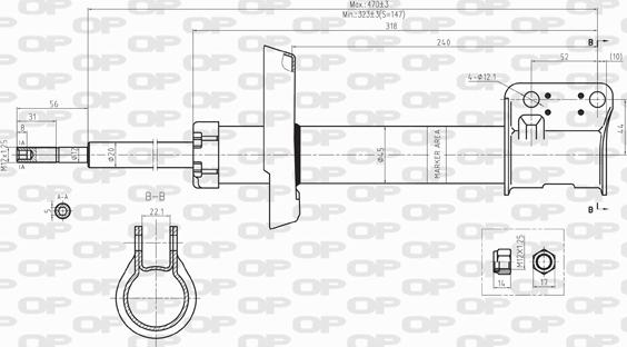 Open Parts SAB8099.11 - Amortizator furqanavto.az