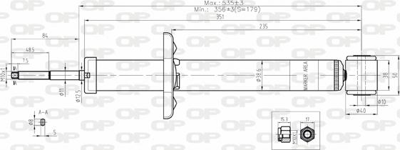 Open Parts SAB8091.32 - Amortizator furqanavto.az