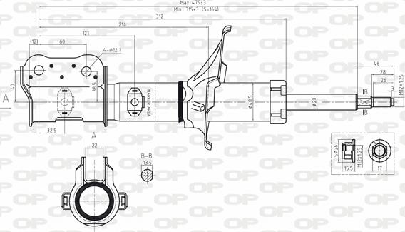 Open Parts SAB8098.31 - Amortizator furqanavto.az