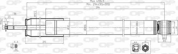 Open Parts SAB8093.32 - Amortizator furqanavto.az