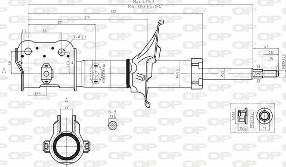 Open Parts SAB8097.31 - Amortizator furqanavto.az