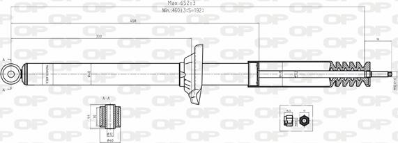 Open Parts SAB8048.32 - Amortizator furqanavto.az