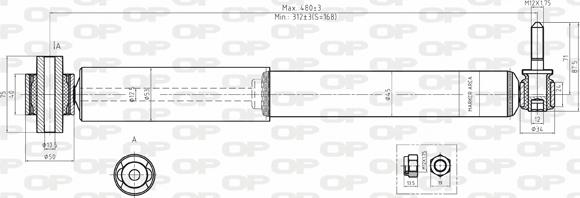 Open Parts SAB8057.32 - Amortizator furqanavto.az