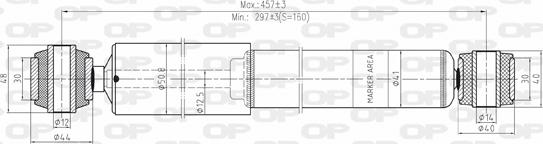 Open Parts SAB8006.32 - Amortizator furqanavto.az