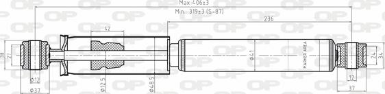 Open Parts SAB8088.32 - Amortizator furqanavto.az