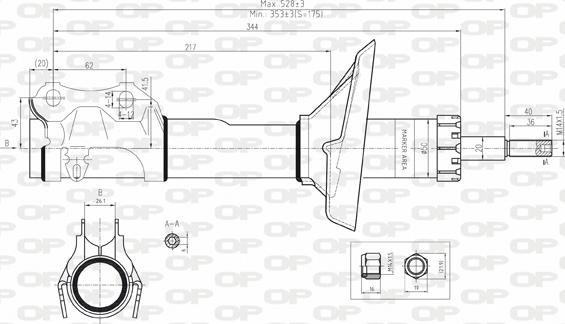 Open Parts SAB8087.11 - Amortizator furqanavto.az