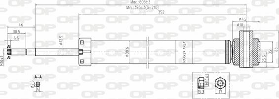 Open Parts SAB8079.32 - Amortizator furqanavto.az