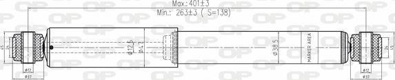 Open Parts SAB8159.32 - Amortizator furqanavto.az