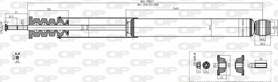 Open Parts SAB8155.32 - Amortizator furqanavto.az