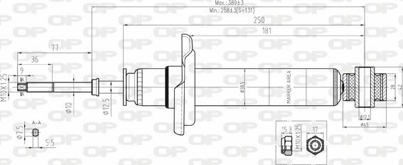 Open Parts SAB8102.32 - Amortizator furqanavto.az