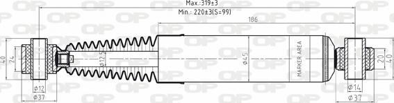 Open Parts SAB8175.32 - Amortizator furqanavto.az