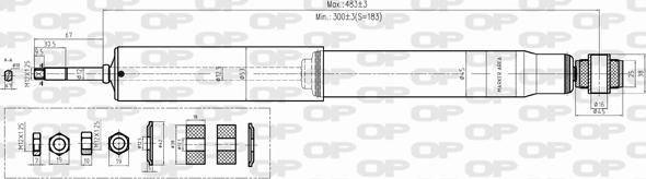 Open Parts SAB8399.32 - Amortizator furqanavto.az