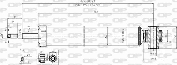 Open Parts SAB8394.32 - Amortizator furqanavto.az