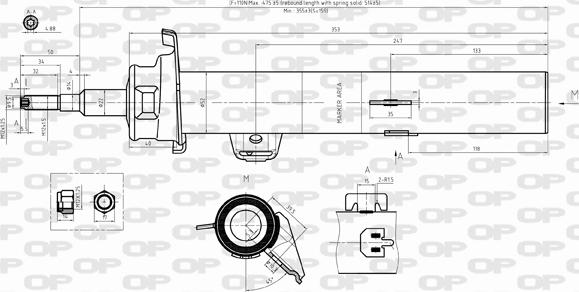 Open Parts SAB8398.31 - Amortizator furqanavto.az